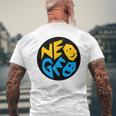 Neo Geo コンソールtシャツ レトロ メンズTシャツ バックプリント 高齢者への贈り物
