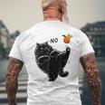 No Kings In America Black Cat Men's T-shirt Back Print Gifts for Old Men