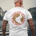 No Love Like Boston Love メンズTシャツ バックプリント 高齢者への贈り物