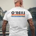 O'neill Ne Hometown Pride Retro 70年代80年代スタイル メンズTシャツ バックプリント 高齢者への贈り物