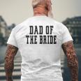 Papà Dellaposa Padre Dellaposa Papà Figlia Matrimonio T-shirt da uomo con stampa posteriore Regalos para ancianos