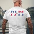 Papi Repubblica Dominicana Bandiera Festa Del Papà Orgoglio Patriottico T-shirt da uomo con stampa posteriore Regalos para ancianos