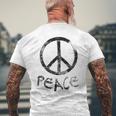 Peaceign メンズTシャツ バックプリント 高齢者への贈り物