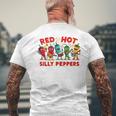 Red Hotilly Peppers メンズTシャツ バックプリント 高齢者への贈り物