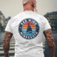 Red Wing ミネソタ Mn ヴィンテージ ヨット レトロ 70年代 メンズTシャツ バックプリント 高齢者への贈り物