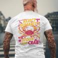 Reject Humanity Evolve To Crab ファニーカニ 長袖tシャツ メンズTシャツ バックプリント 高齢者への贈り物