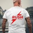 Rush Poppers リキッドインセンス オリジナルゲイボトム メンズTシャツ バックプリント 高齢者への贈り物