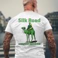 Silk Road 匿名マーケットプレイス キャメル ダークウェブ 暗号 Btc メンズTシャツ バックプリント 高齢者への贈り物