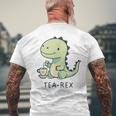 Tea-Rex メンズTシャツ バックプリント 高齢者への贈り物