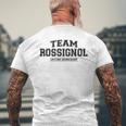Team Rossignol メンズTシャツ バックプリント 高齢者への贈り物