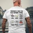 Things I Do Mypare Time 馬 面白い 乗馬 メンズ レディース メンズTシャツ バックプリント 高齢者への贈り物