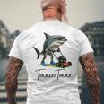 Tralalero Tralala Brain Red hark Meme 長袖tシャツ メンズTシャツ バックプリント 高齢者への贈り物