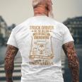 Truck Drivers Fun Truckers トラッキング スカル バックサイド 長袖tシャツ メンズTシャツ バックプリント 高齢者への贈り物