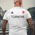 Turkiye トルコ国旗 トルコ オリンピック シューティング チーム スポーツ メンズTシャツ バックプリント 高齢者への贈り物