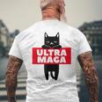 Ultra Maga Cat メンズTシャツ バックプリント 高齢者への贈り物
