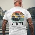 Vinyl Turntable Records Music Lp Djintageun レコードプレーヤー メンズTシャツ バックプリント 高齢者への贈り物