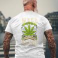 Weed We Enjoy Every Day メンズTシャツ バックプリント 高齢者への贈り物