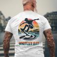 Whitley Baykateboardingグランジ メンズTシャツ バックプリント 高齢者への贈り物