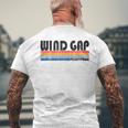 Wind Gap Pa Hometown Pride レトロ 70年代 80年代スタイル メンズTシャツ バックプリント 高齢者への贈り物