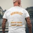 Yes I'm An Arborist Arboricultureアーボリスト 長袖tシャツ メンズTシャツ バックプリント 高齢者への贈り物