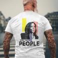 カマラ ハリス フォーピープル2024 選挙総長 メンズTシャツ バックプリント 高齢者への贈り物