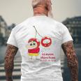 クレヨンしんちゃん さくらんぼしんちゃんワンポイント メンズTシャツ バックプリント 高齢者への贈り物