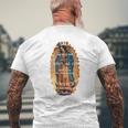 グアダルーペの聖母 カトリック アヴェ・マリア スペイン語 ヘイルマリア 長袖tシャツ メンズTシャツ バックプリント 高齢者への贈り物