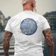 ゴッホ アーモンドブロッサム メンズTシャツ バックプリント 高齢者への贈り物