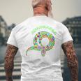 サイケデリック Dmt アヤワスカの蛇 スピリチュアルな神聖幾何学。 長袖tシャツ メンズTシャツ バックプリント 高齢者への贈り物