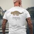 ジュラシック・ワールド Ankylosaurus Loose Illust メンズTシャツ バックプリント 高齢者への贈り物