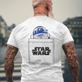 スターウォーズ R2-D2 ロゴポケット メンズTシャツ バックプリント 高齢者への贈り物