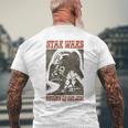 スター・ウォーズ クラシック ダース・ベイダー ジェダイの帰還 メンズTシャツ バックプリント 高齢者への贈り物