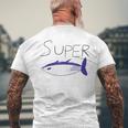 スーパーマグロジン メンズTシャツ バックプリント 高齢者への贈り物
