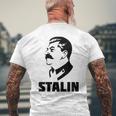 ソビエト指導者ヨシフスターリンシャツソ連共産主義の歴史 メンズTシャツ バックプリント 高齢者への贈り物