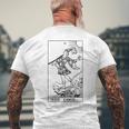 タロット・メジャー・アルカナ ザ・フール 長袖tシャツ メンズTシャツ バックプリント 高齢者への贈り物