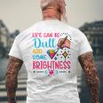 ダイヤモンドペインティングアーティストlife Can Be Dullダイヤモンドペインティング メンズTシャツ バックプリント 高齢者への贈り物
