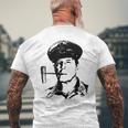 ダグラス マッカーサー アメリカ陸軍退役軍人 Ww2 メンズTシャツ バックプリント 高齢者への贈り物