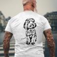 トイプードル かわいい犬好きのギフト レディース スタンダードプードル メンズ メンズTシャツ バックプリント 高齢者への贈り物