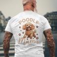 トイプードル 犬種 ペットプードル ママ メンズTシャツ バックプリント 高齢者への贈り物
