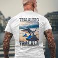 トララレロトララーラ-イタリアンブレインロットミーム 長袖tシャツ メンズTシャツ バックプリント 高齢者への贈り物