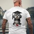 ハバニーズ犬 グラチュエーションキャップ トレーニング 学校 卒業生 オーナー 長袖tシャツ メンズTシャツ バックプリント 高齢者への贈り物