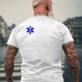 パラメディック ユニフォーム コスチューム Tar Of Life Emt Ems 救急車 メンズTシャツ バックプリント 高齢者への贈り物