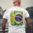 ブラジル 旗 大 国旗 メンズ レディース キッズ ブラジル メンズTシャツ バックプリント 高齢者への贈り物
