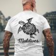 モルディブ スキューバダイビング モルディブ お土産 ダイバー メンズTシャツ バックプリント 高齢者への贈り物