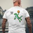 ヤモリ バスケットボール ホビー スポーツ 爬虫類 長袖tシャツ メンズTシャツ バックプリント 高齢者への贈り物