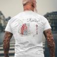 ヨーロッパ オランダ オランダ アムステルダム バケーション お土産 メンズTシャツ バックプリント 高齢者への贈り物