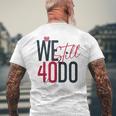ロマンティックな結婚40周年 Wetill Do 40年 メンズTシャツ バックプリント 高齢者への贈り物