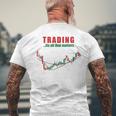 取引、それはすべて重要なのは株式トレーダー投資家 メンズTシャツ バックプリント 高齢者への贈り物