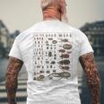 昆虫学者 昆虫学 昆虫 虫の種類 メンズTシャツ バックプリント 高齢者への贈り物