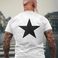 星 星柄 星型 メンズ ロゴ マーク スター ロック かっこいい おしゃれ 大きいサイズ 春夏 ステラ メンズTシャツ バックプリント 高齢者への贈り物